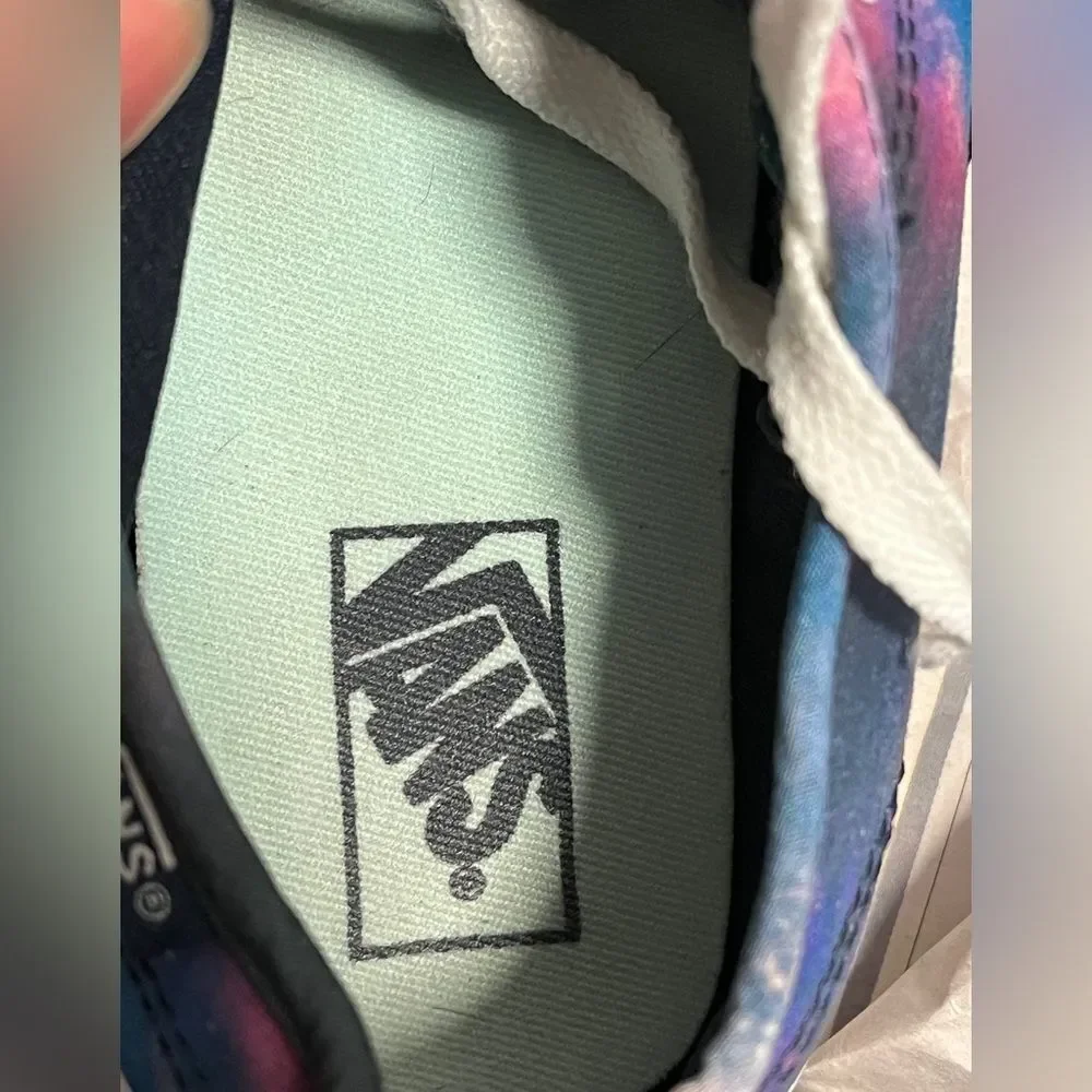Vans Girl Missy Cosmic Galaxy Celestial Space Purple/Blue Size 3 EU 34
